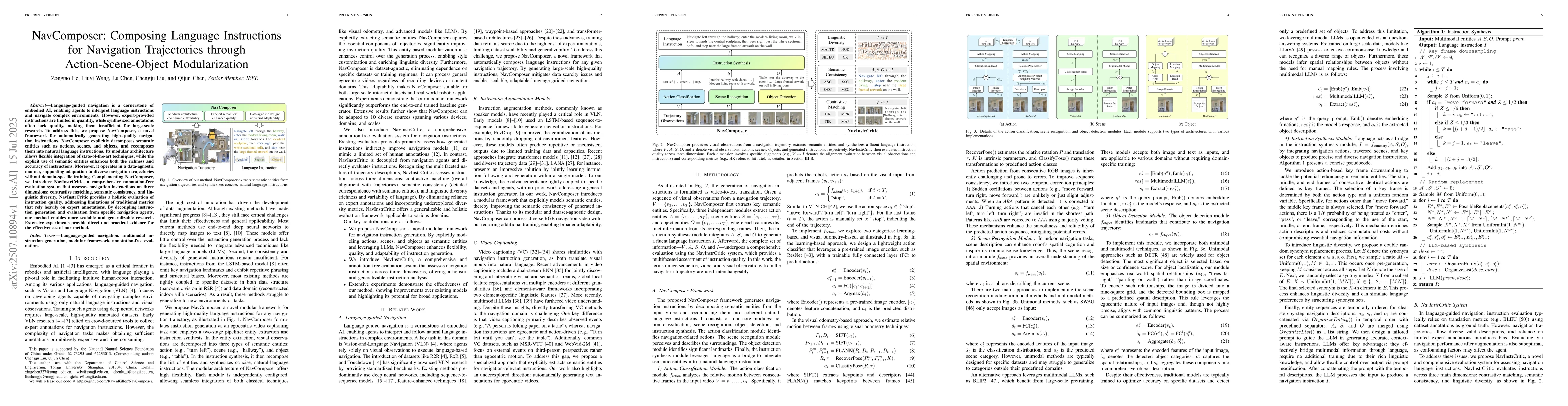 Thumbnail for NavComposer: Composing Language Instructions for Navigation Trajectories
  through Action-Scene-Object Modularization