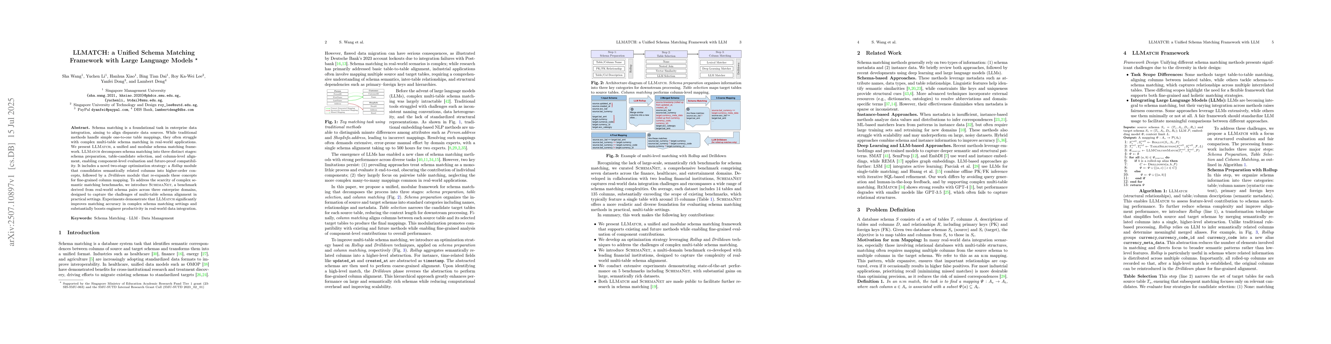 Thumbnail for LLMATCH: A Unified Schema Matching Framework with Large Language Models
