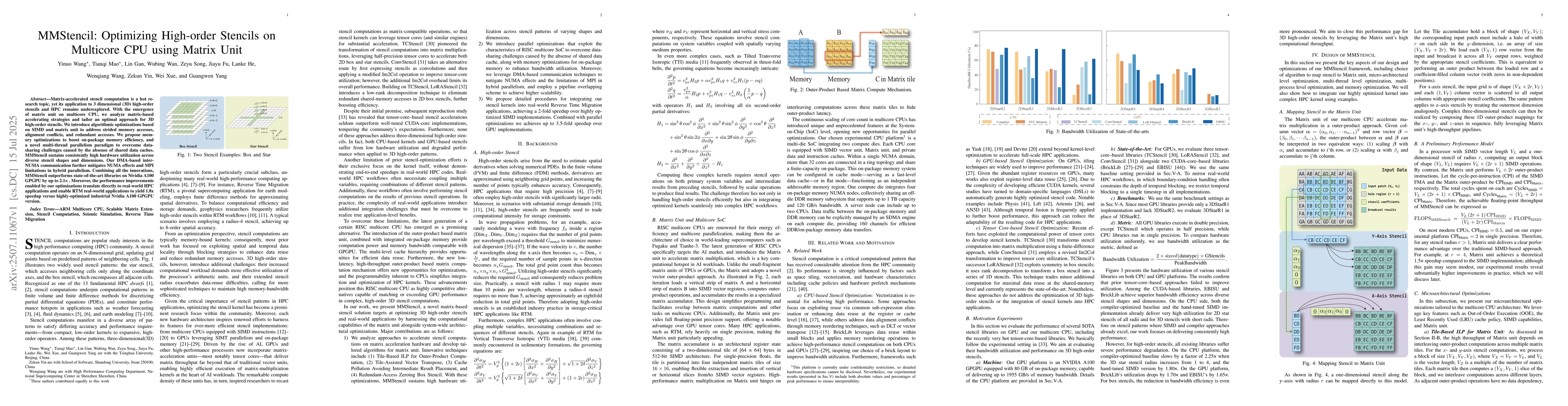 Thumbnail for MMStencil: Optimizing High-order Stencils on Multicore CPU using Matrix
  Unit