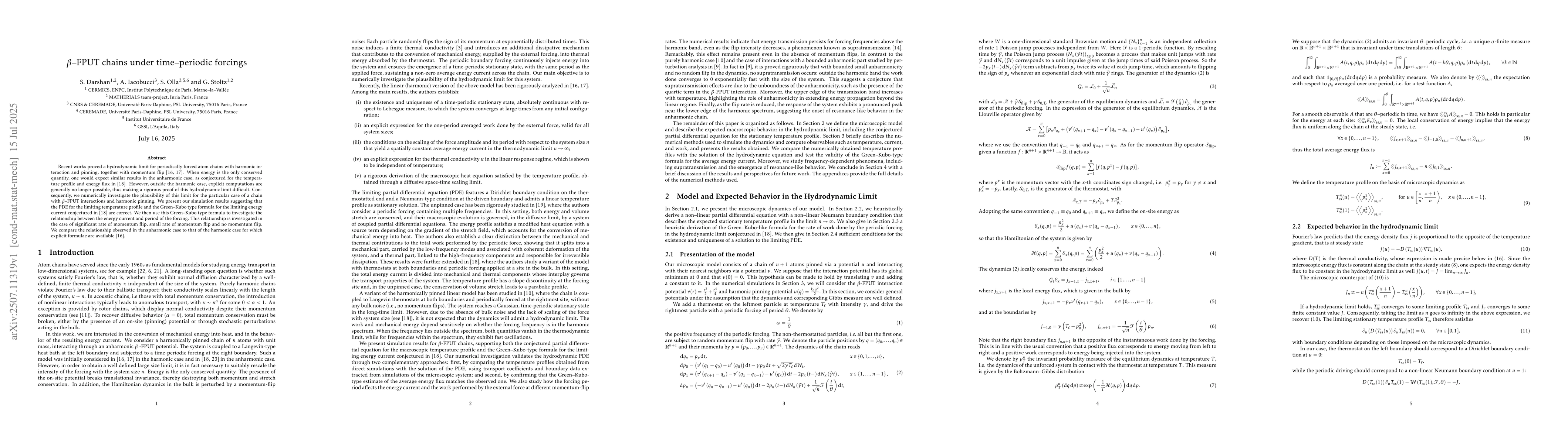 Thumbnail for $β$-FPUT chains under time-periodic forcing