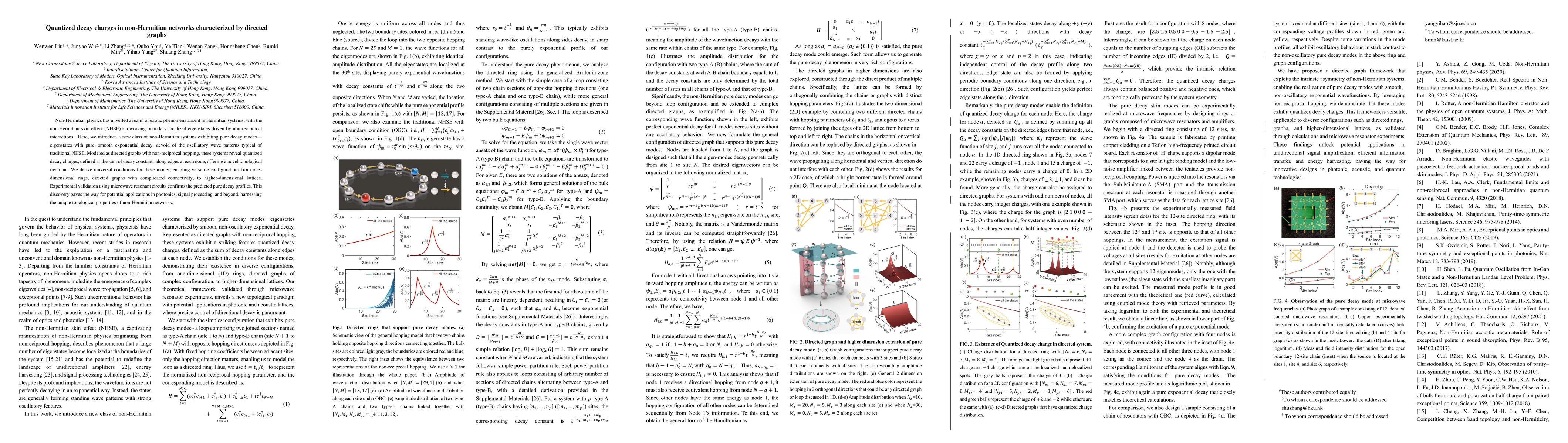 Thumbnail for Quantized decay charges in non-Hermitian networks characterized by
  directed graphs