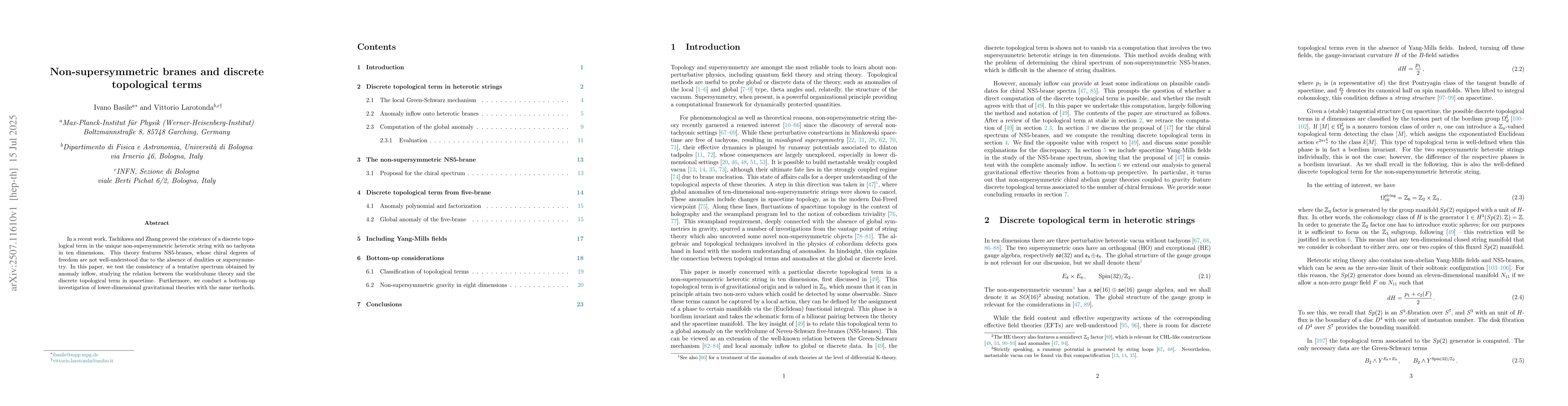 Thumbnail for Non-supersymmetric branes and discrete topological terms