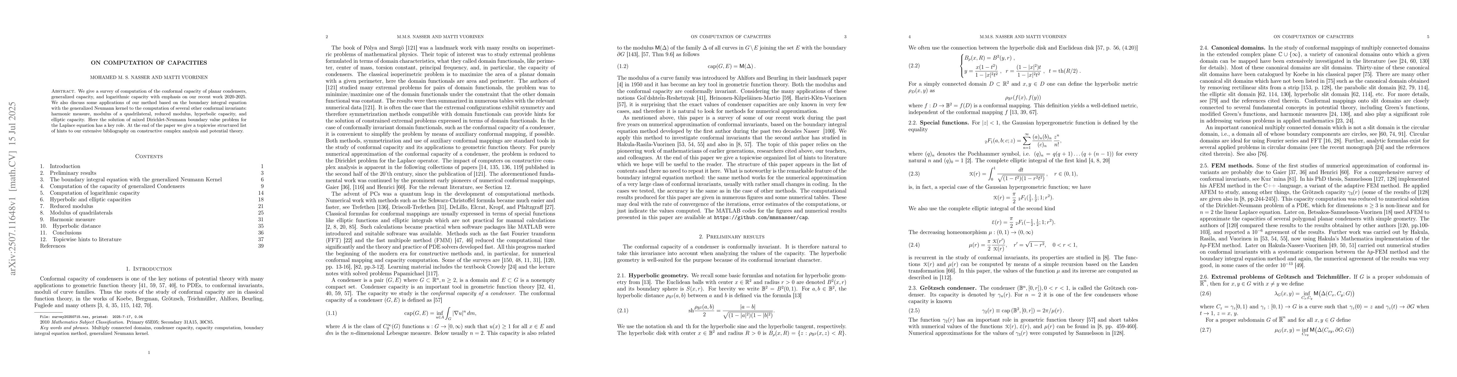 Thumbnail for On computation of capacities