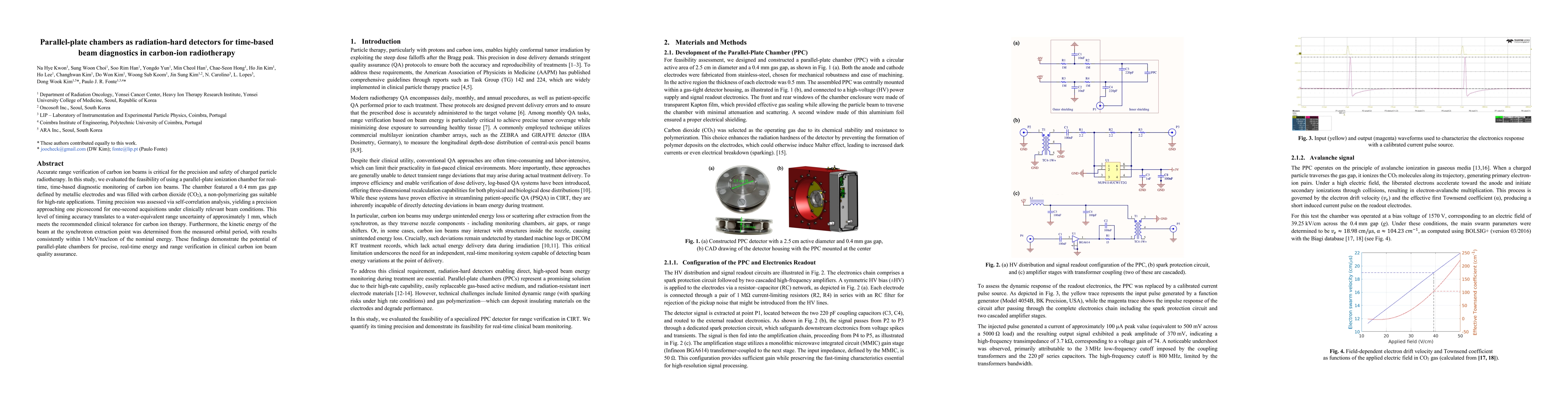 Thumbnail for Parallel-plate chambers as radiation-hard detectors for time-based beam
  diagnostics in carbon-ion radiotherapy