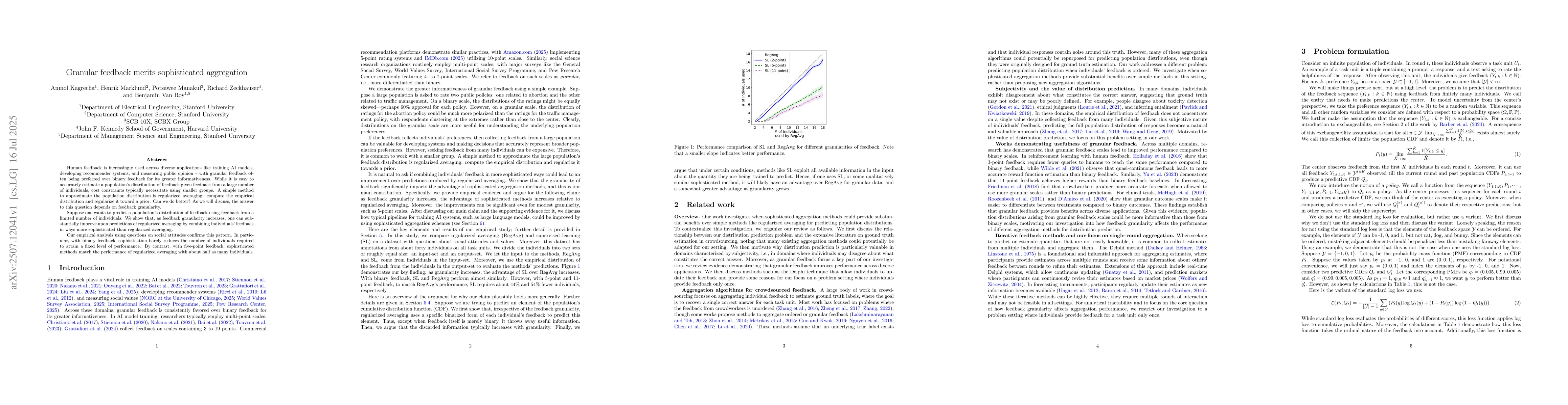 Thumbnail for Granular feedback merits sophisticated aggregation