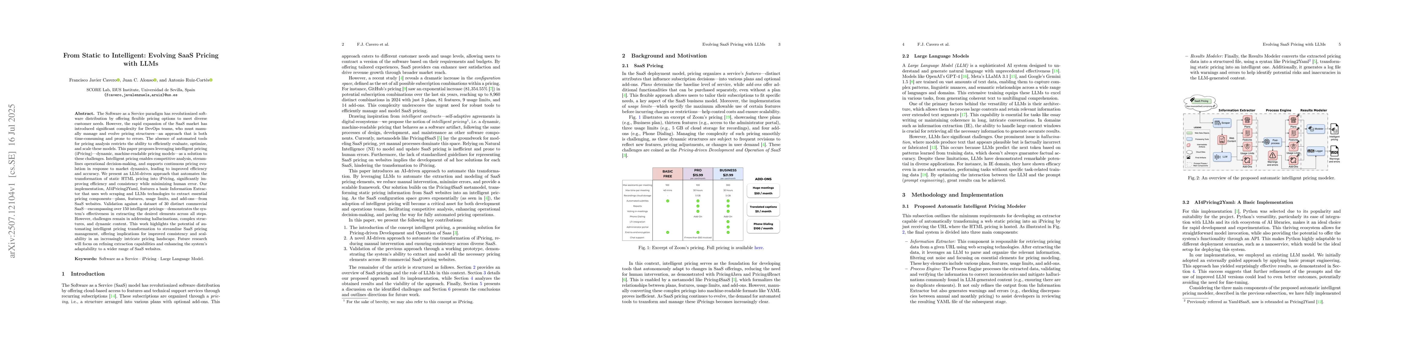 Thumbnail for From Static to Intelligent: Evolving SaaS Pricing with LLMs