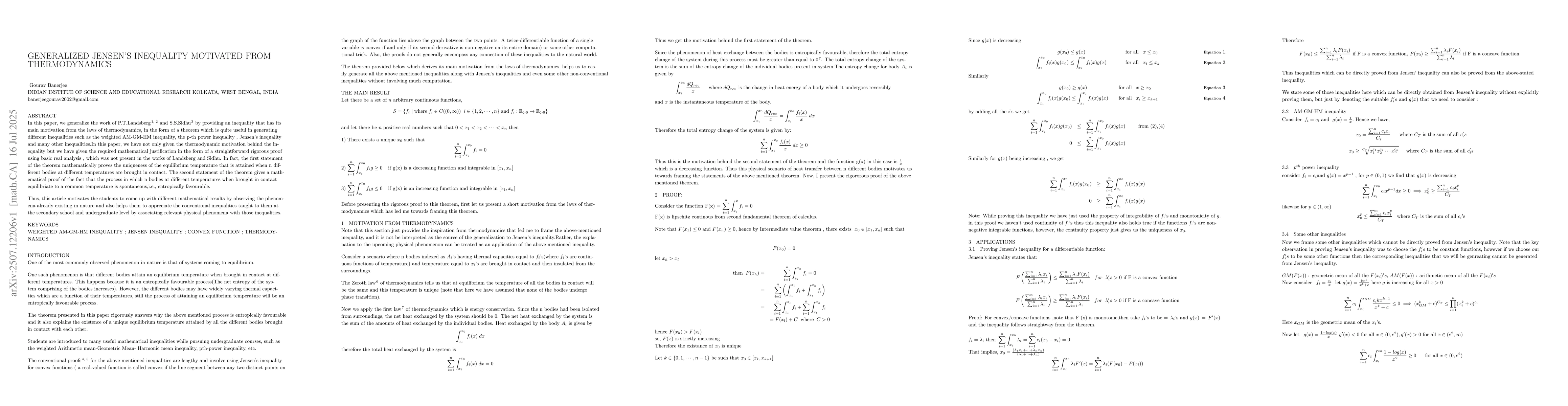 Thumbnail for Generalized Jensen's inequality motivated from thermodynamics