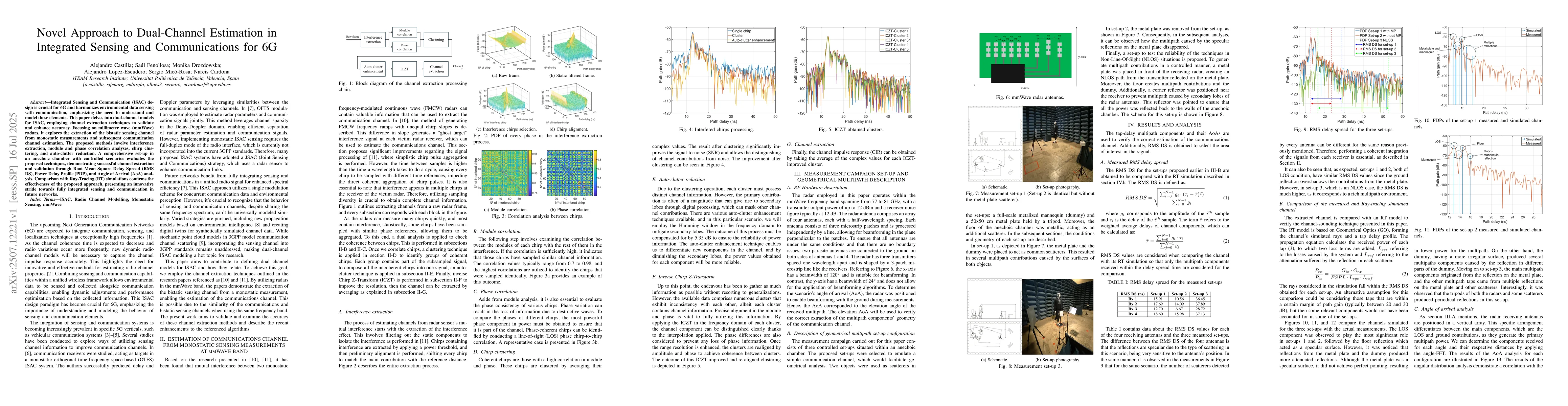 Thumbnail for Novel Approach to Dual-Channel Estimation in Integrated Sensing and
  Communications for 6G