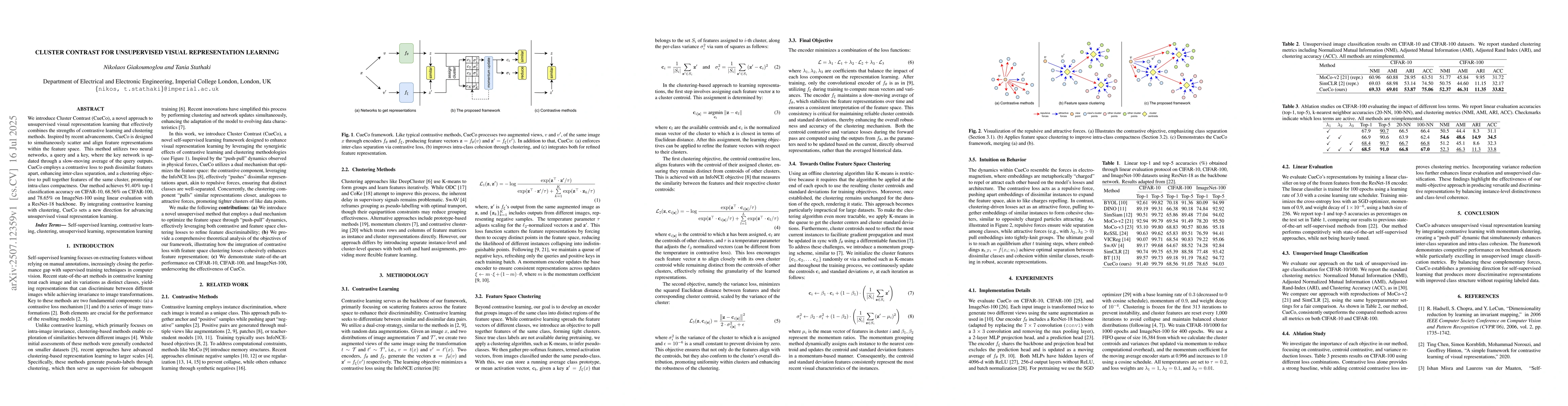 Thumbnail for Cluster Contrast for Unsupervised Visual Representation Learning