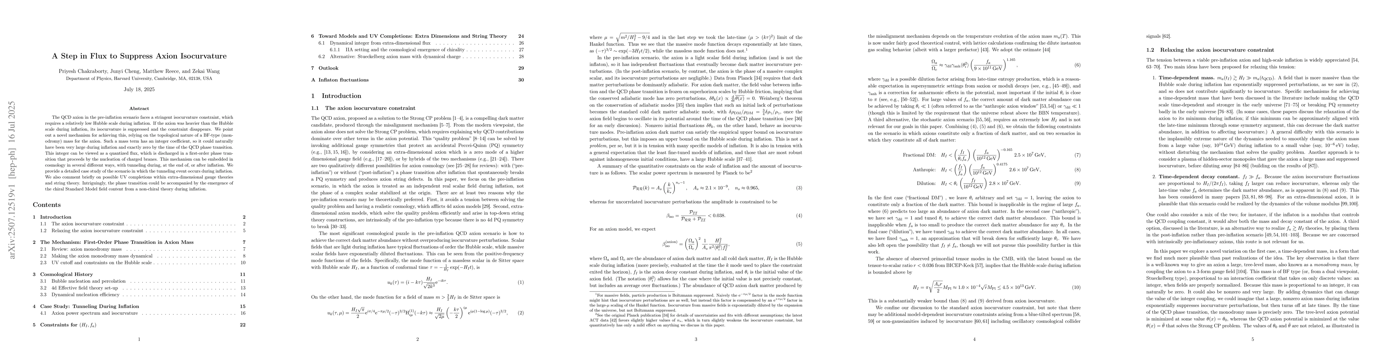 Thumbnail for A Step in Flux to Suppress Axion Isocurvature