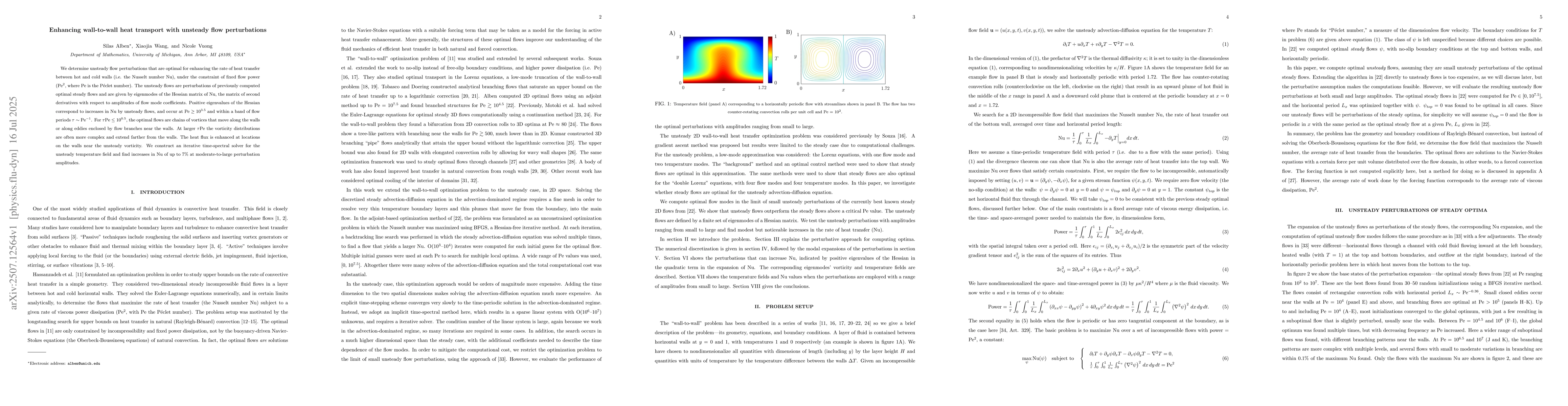 Thumbnail for Enhancing wall-to-wall heat transport with unsteady flow perturbations