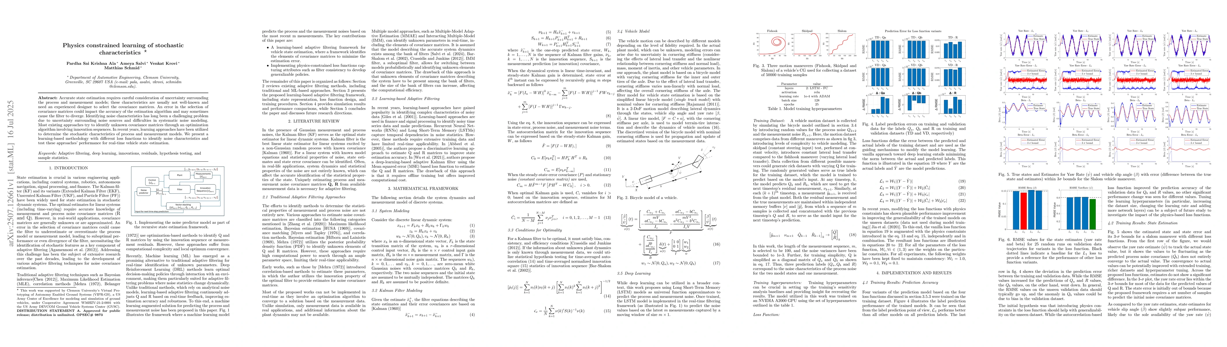 Thumbnail for Physics constrained learning of stochastic characteristics