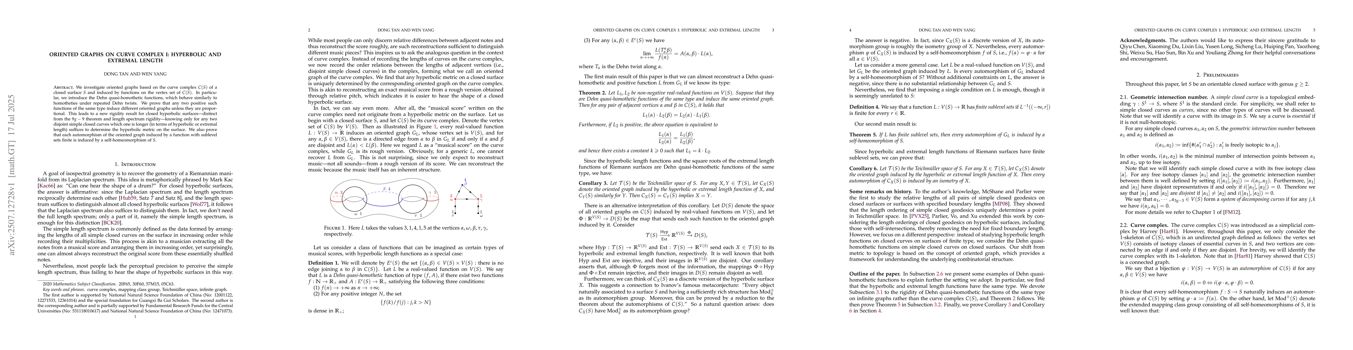 Thumbnail for Oriented graphs on curve complex I: hyperbolic and extremal length
