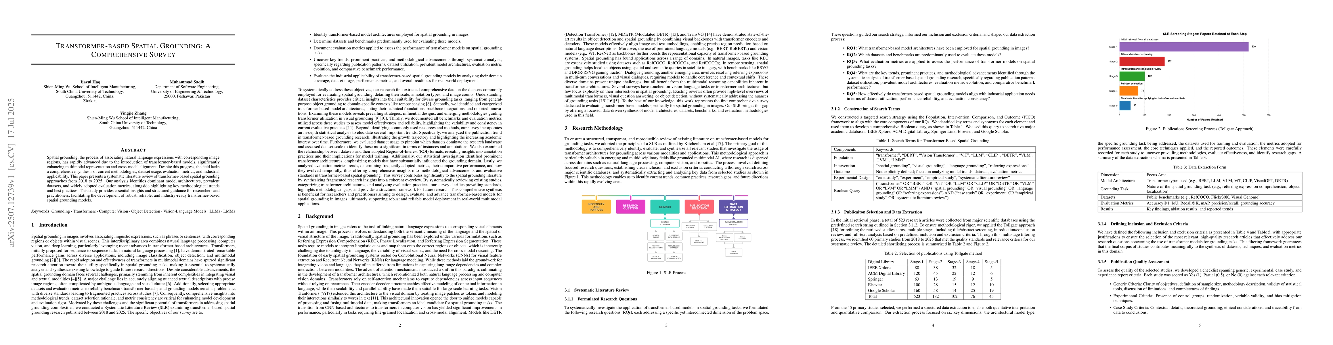 Thumbnail for Transformer-based Spatial Grounding: A Comprehensive Survey