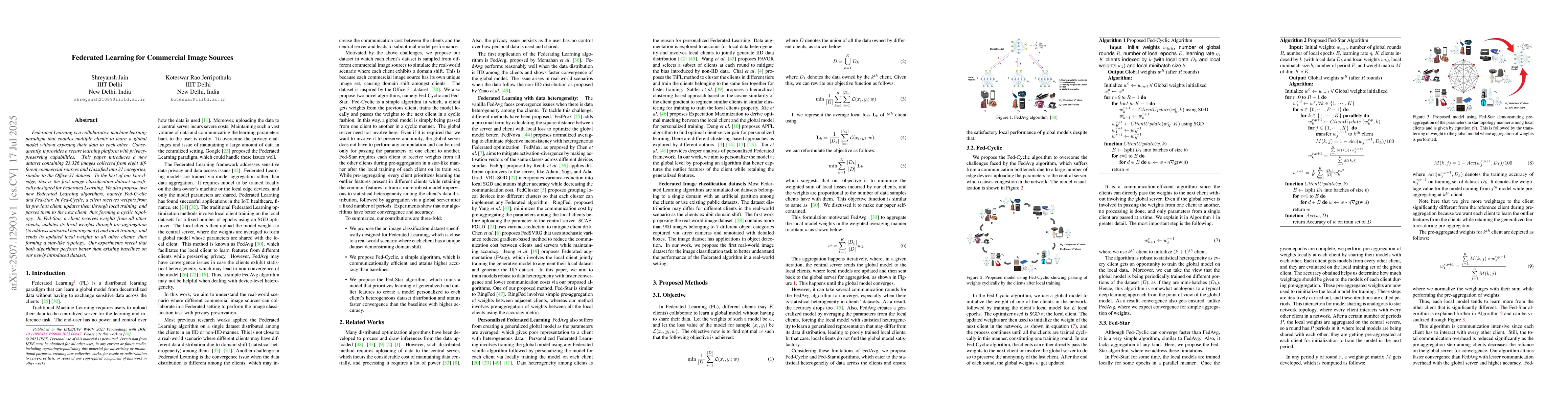 Thumbnail for Federated Learning for Commercial Image Sources