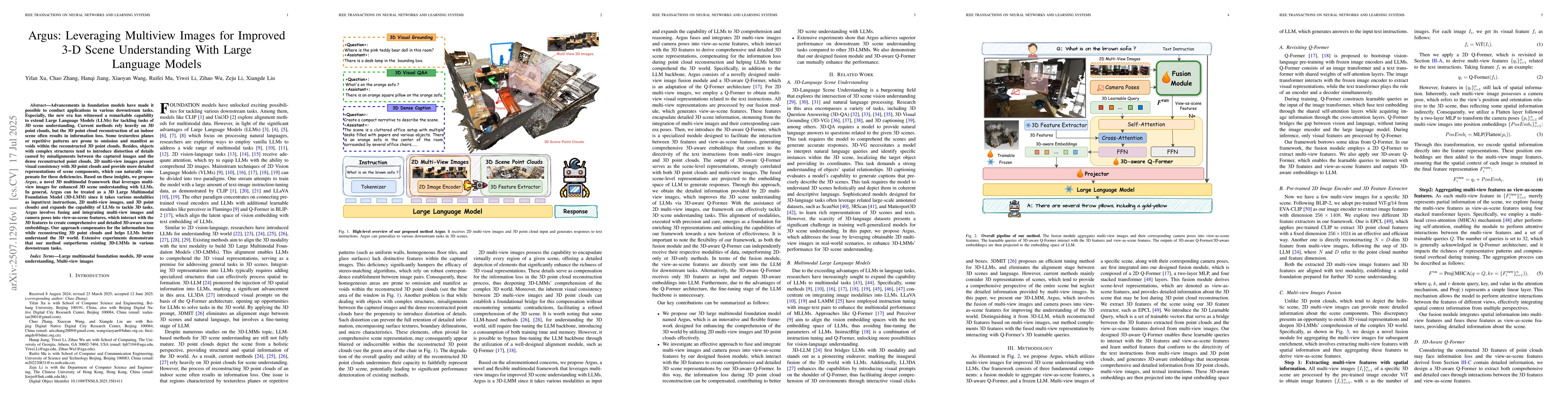Thumbnail for Argus: Leveraging Multiview Images for Improved 3-D Scene Understanding
  With Large Language Models