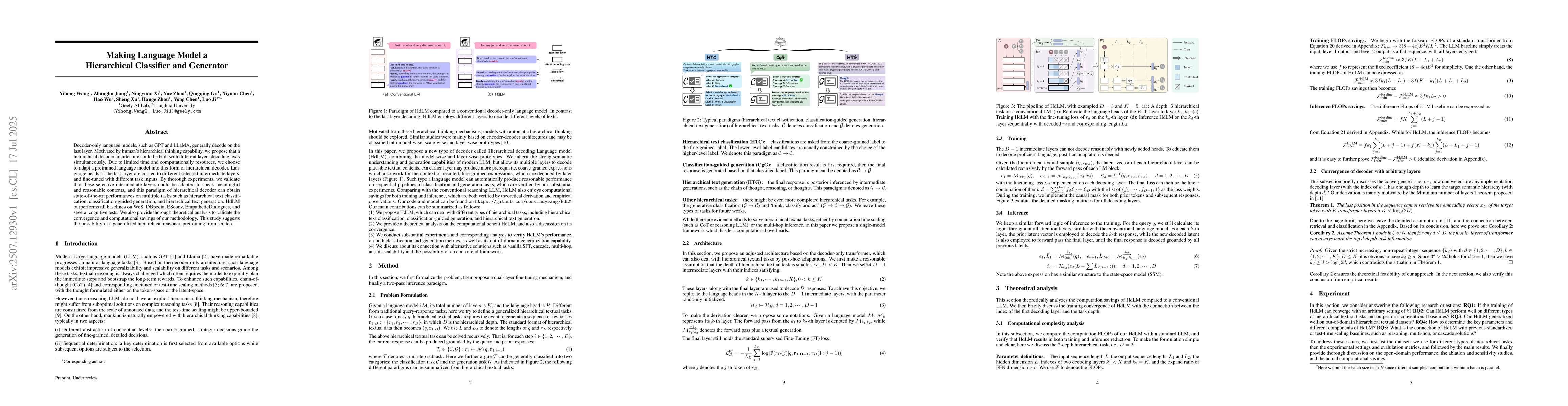 Thumbnail for Making Language Model a Hierarchical Classifier and Generator