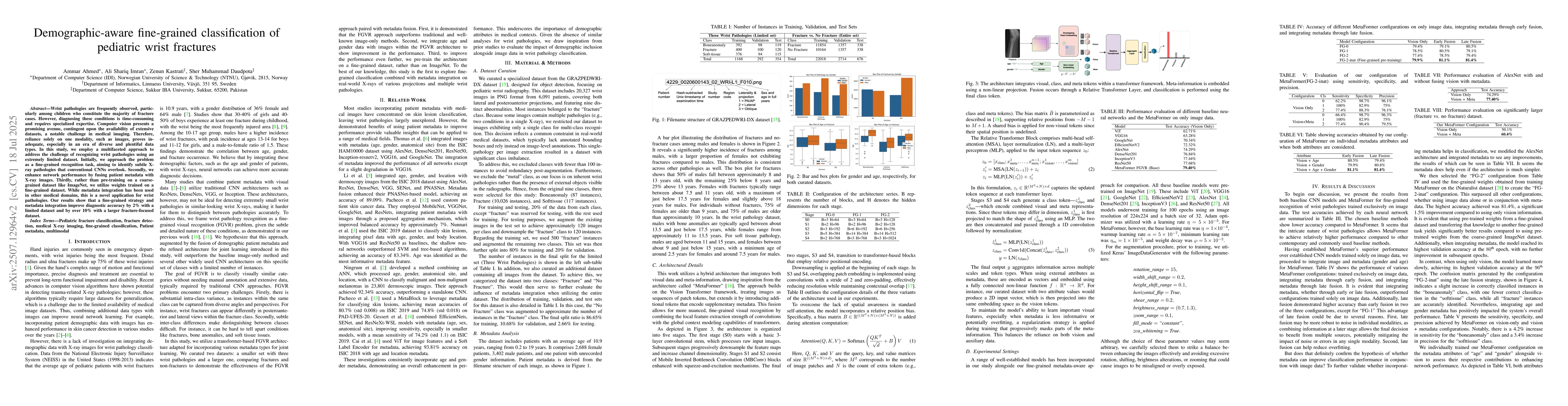 Thumbnail for Demographic-aware fine-grained classification of pediatric wrist
  fractures
