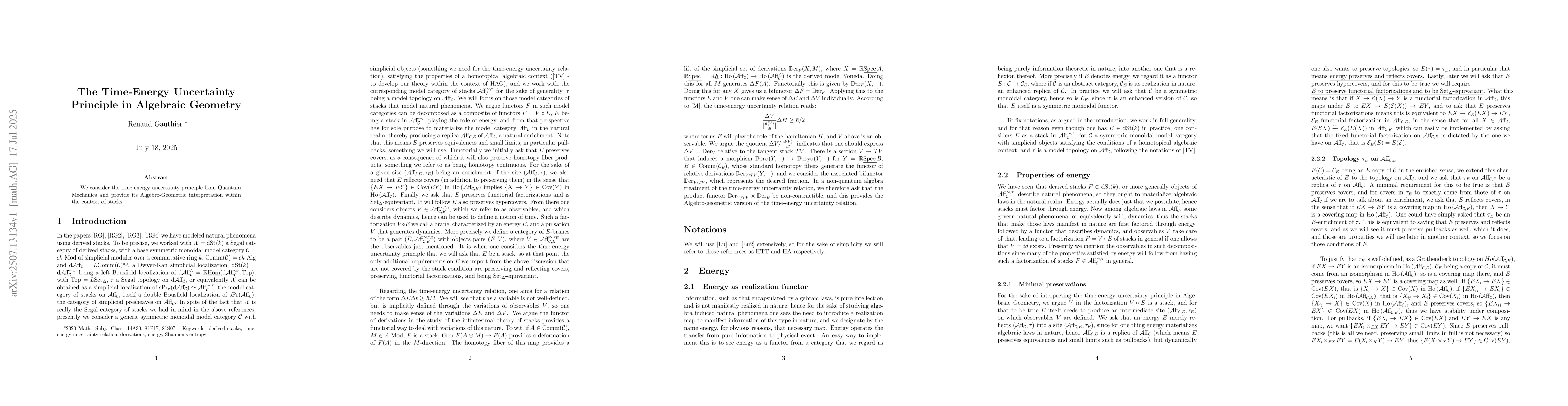 Thumbnail for The Time-Energy Principle in Algebraic Geometry