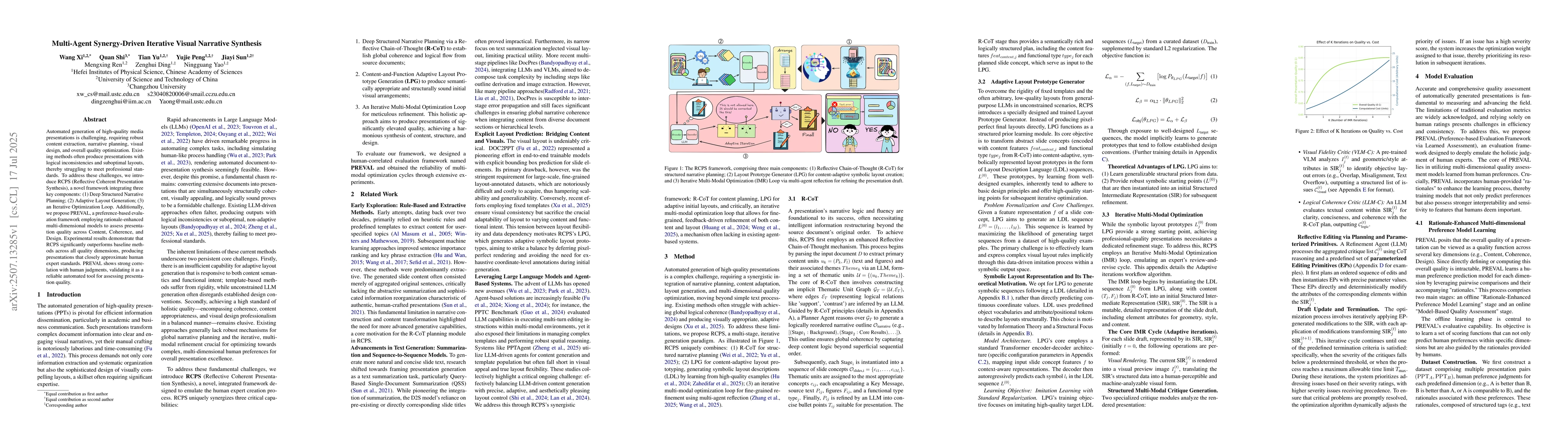 Thumbnail for Multi-Agent Synergy-Driven Iterative Visual Narrative Synthesis