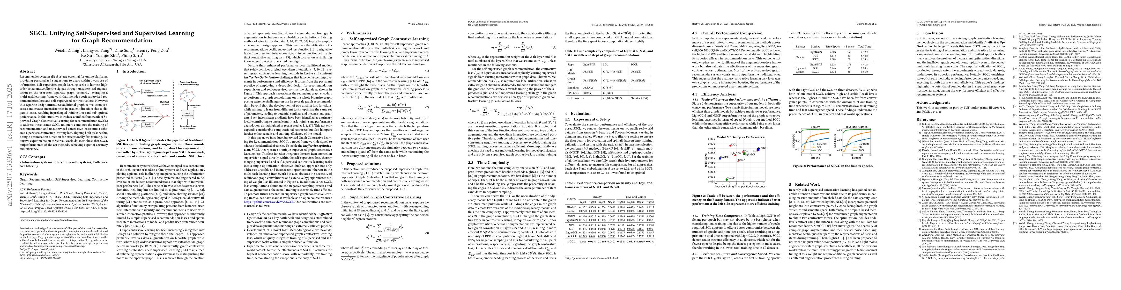 Thumbnail for SGCL: Unifying Self-Supervised and Supervised Learning for Graph
  Recommendation