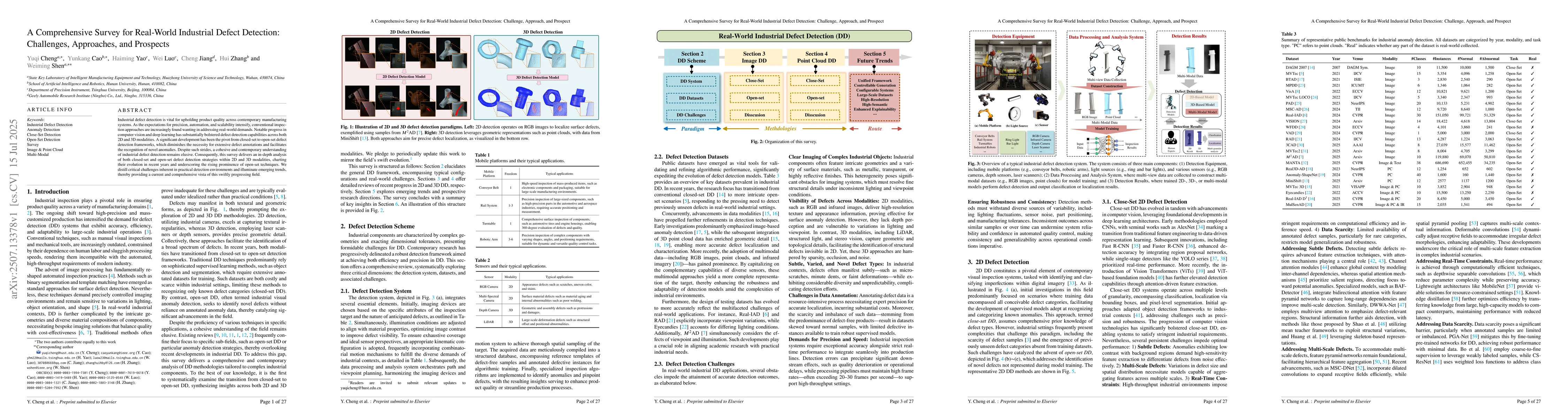Thumbnail for A Comprehensive Survey for Real-World Industrial Defect Detection:
  Challenges, Approaches, and Prospects