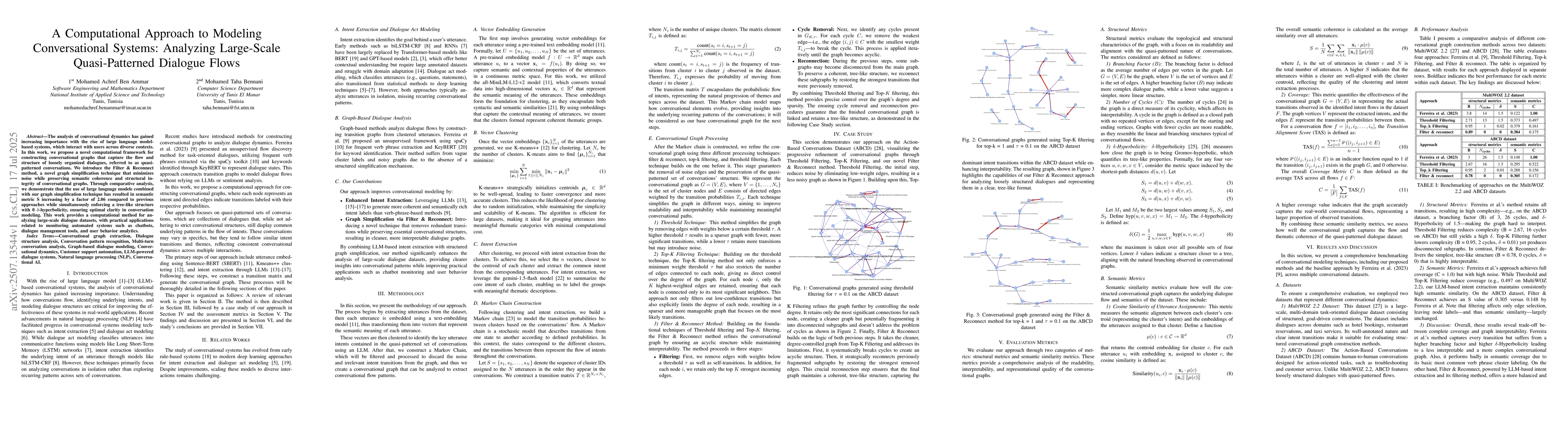 Thumbnail for A Computational Approach to Modeling Conversational Systems: Analyzing
  Large-Scale Quasi-Patterned Dialogue Flows