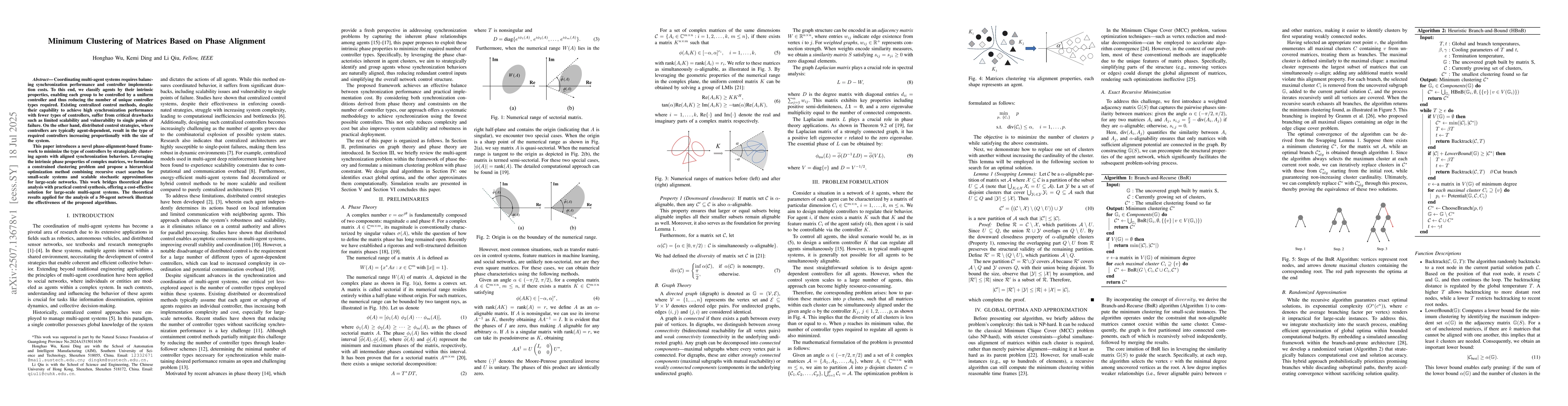 Thumbnail for Minimum Clustering of Matrices Based on Phase Alignment