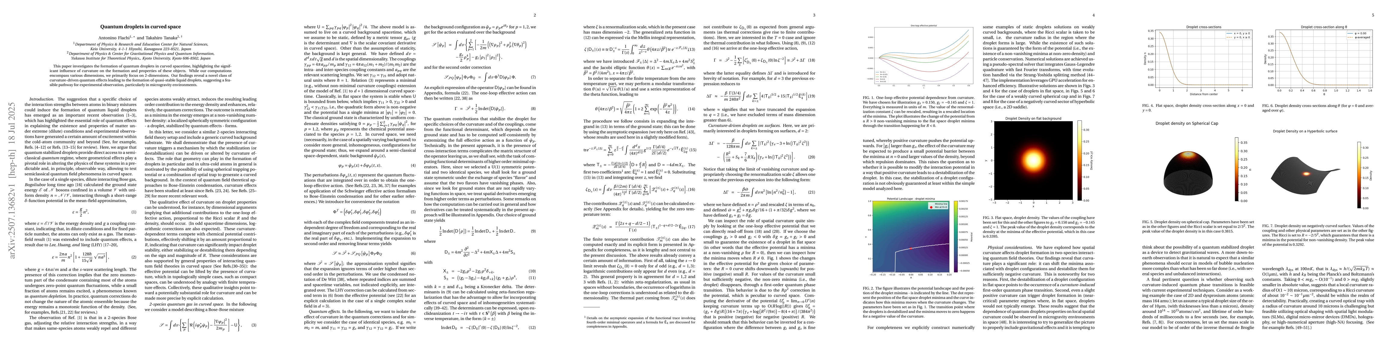 Thumbnail for Quantum droplets in curved space