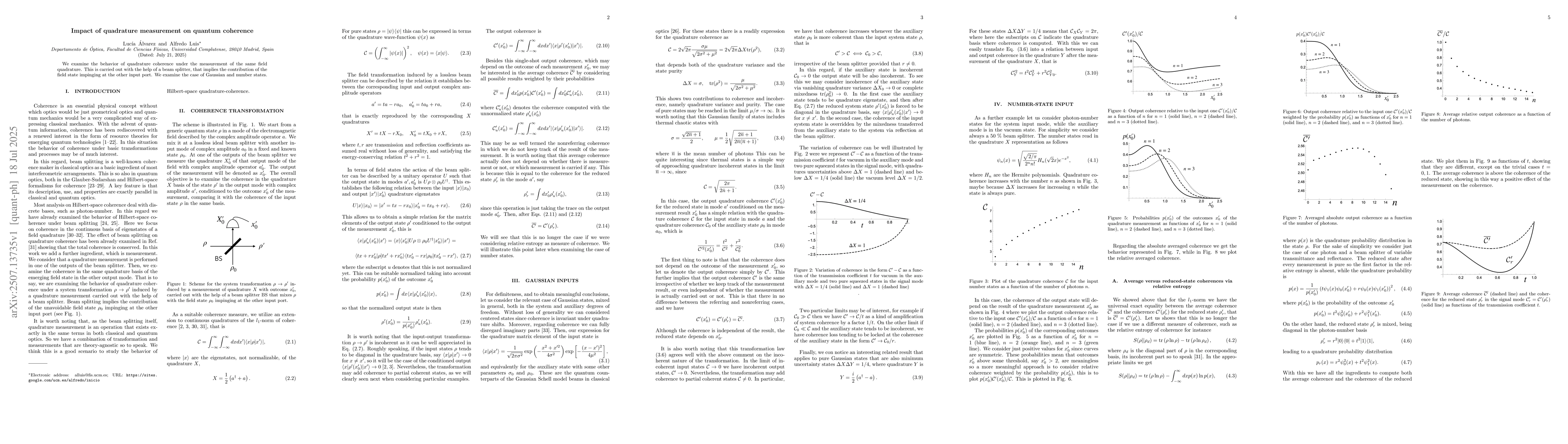 Thumbnail for Impact of quadrature measurement on quantum coherence