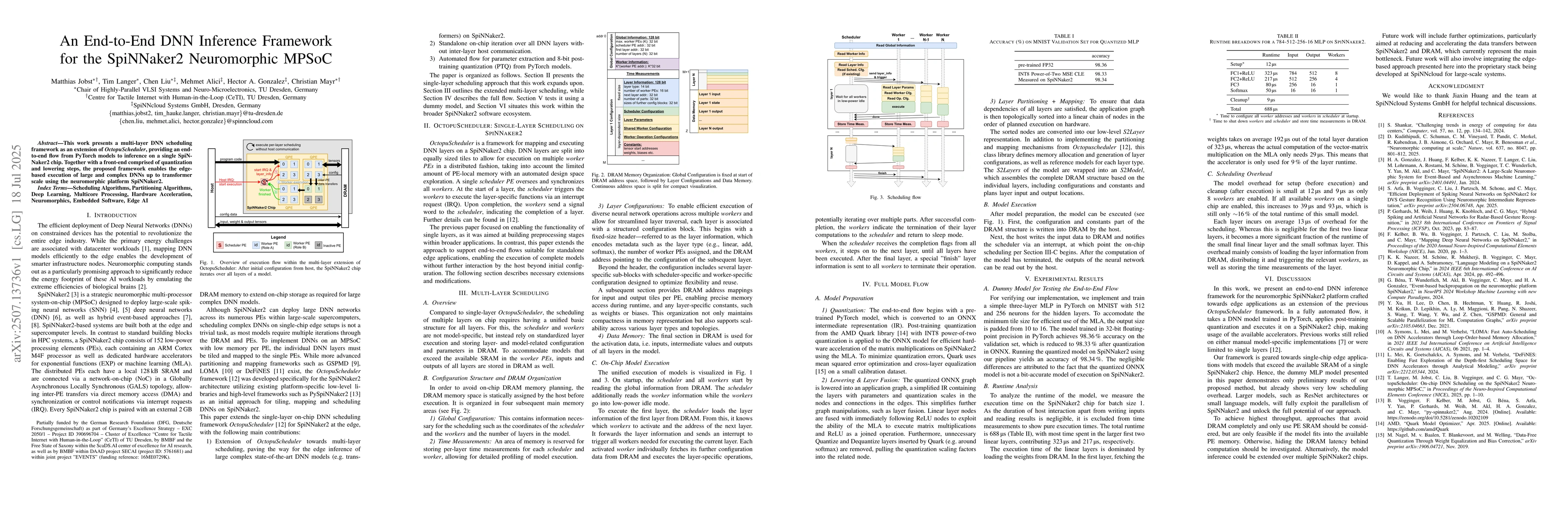 Thumbnail for An End-to-End DNN Inference Framework for the SpiNNaker2 Neuromorphic
  MPSoC