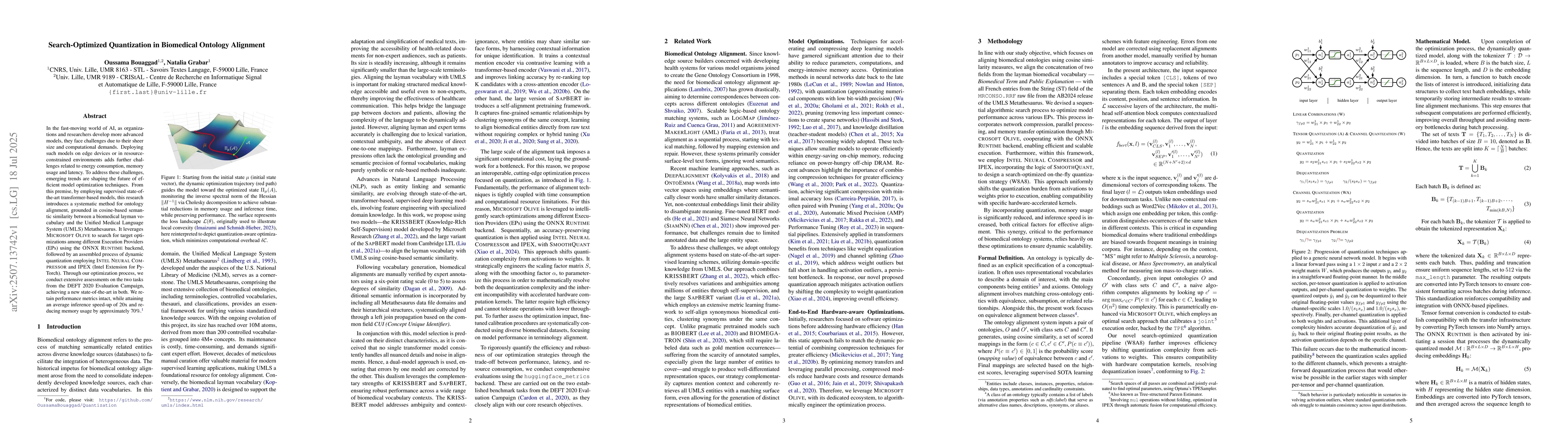 Thumbnail for Search-Optimized Quantization in Biomedical Ontology Alignment