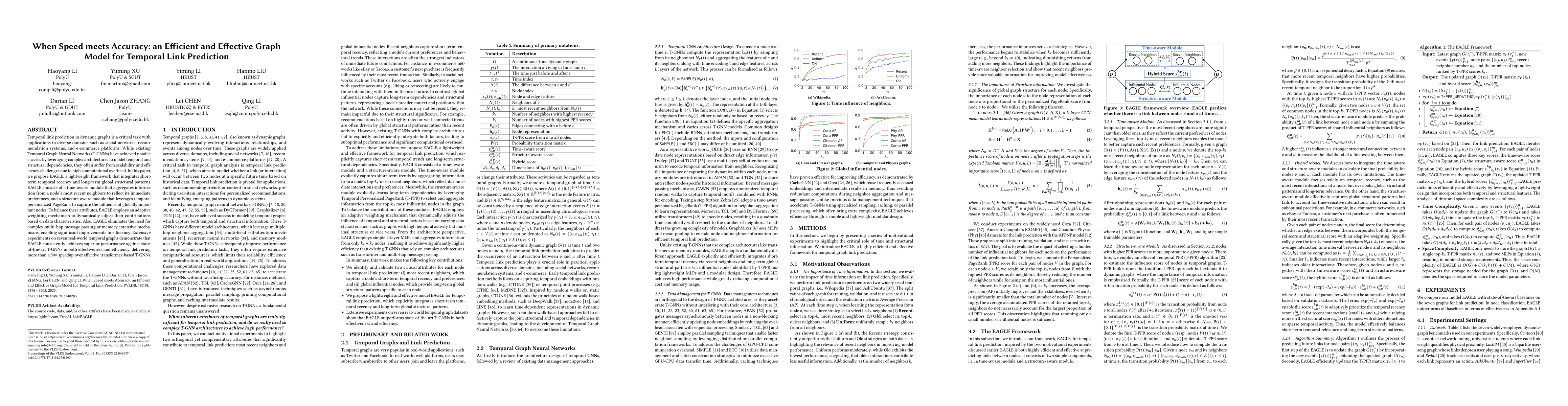 Thumbnail for When Speed meets Accuracy: an Efficient and Effective Graph Model for
  Temporal Link Prediction