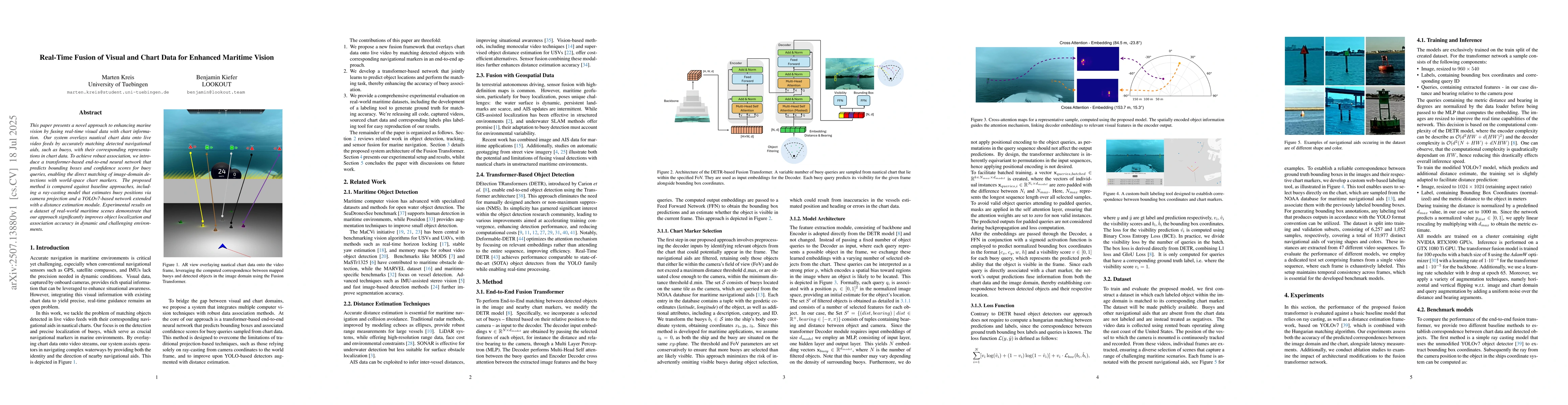 Thumbnail for Real-Time Fusion of Visual and Chart Data for Enhanced Maritime Vision