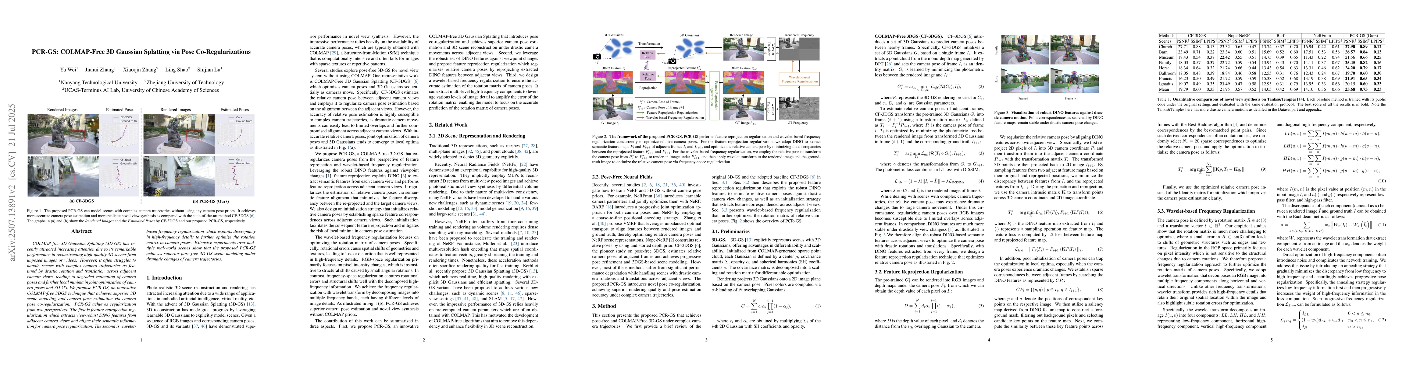 Thumbnail for PCR-GS: COLMAP-Free 3D Gaussian Splatting via Pose Co-Regularizations