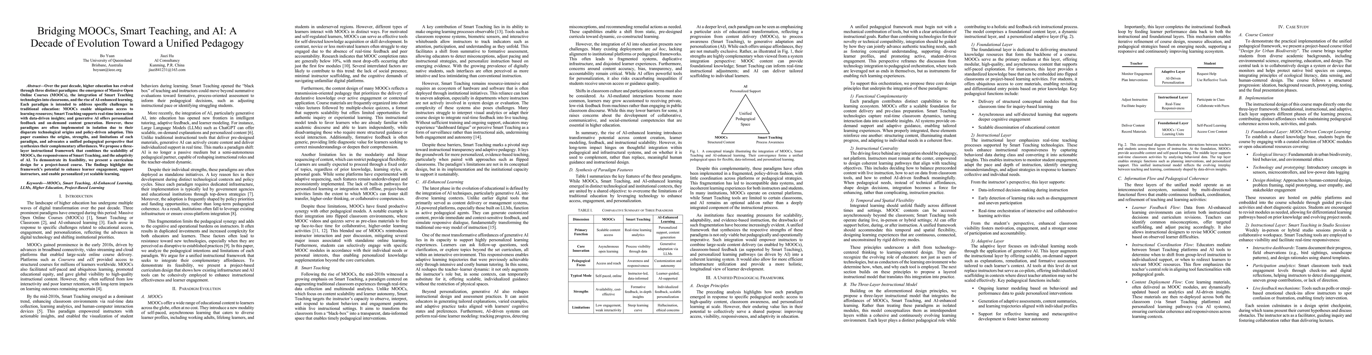 Thumbnail for Bridging MOOCs, Smart Teaching, and AI: A Decade of Evolution Toward a
  Unified Pedagogy