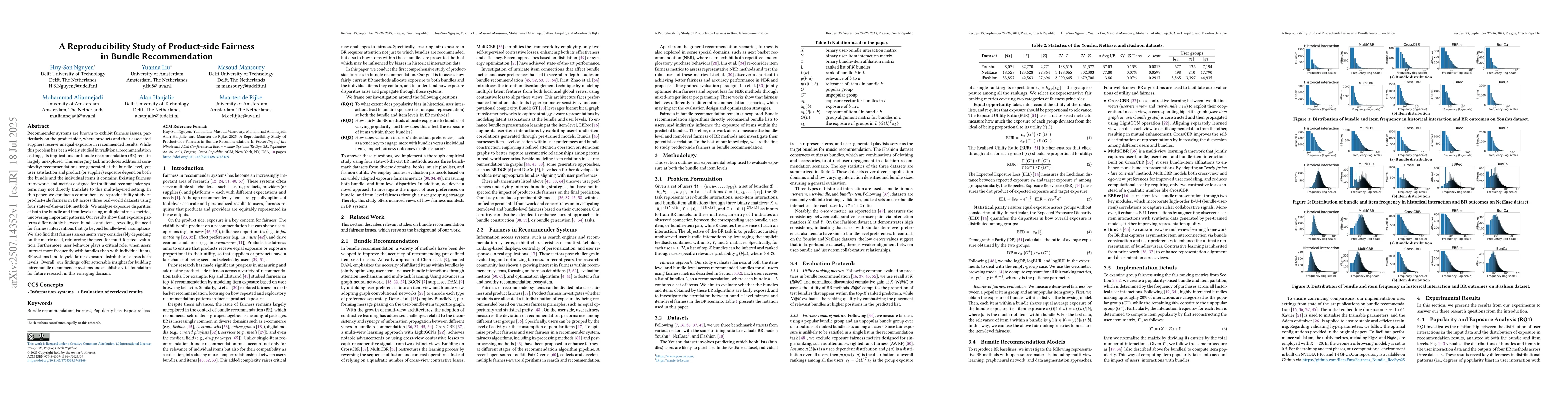 Thumbnail for A Reproducibility Study of Product-side Fairness in Bundle
  Recommendation
