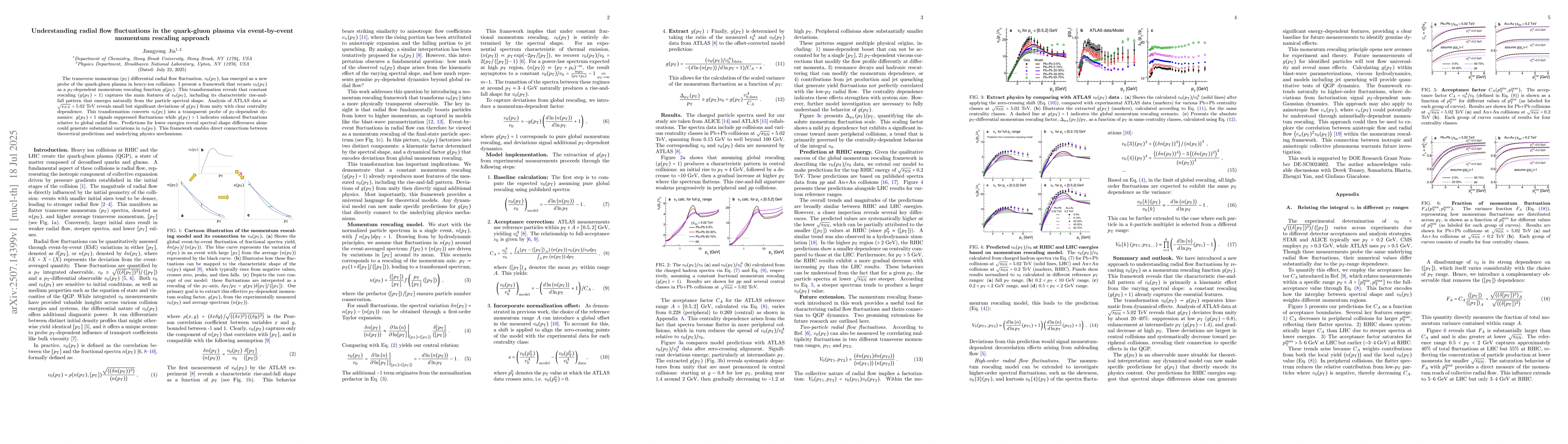 Thumbnail for Understanding radial flow fluctuations through event-by-event momentum
  rescaling