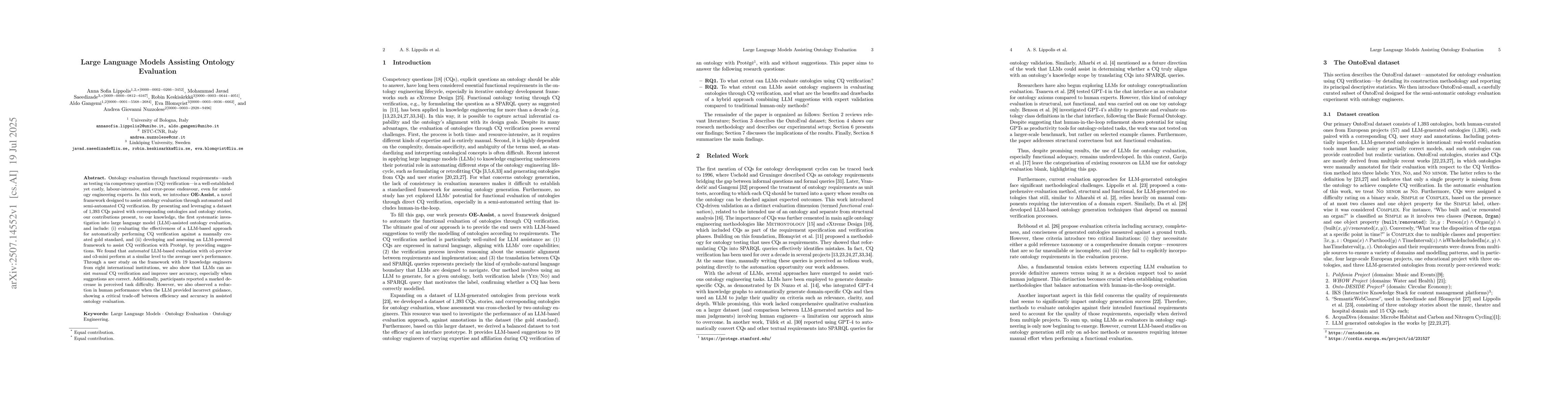 Thumbnail for Large Language Models Assisting Ontology Evaluation