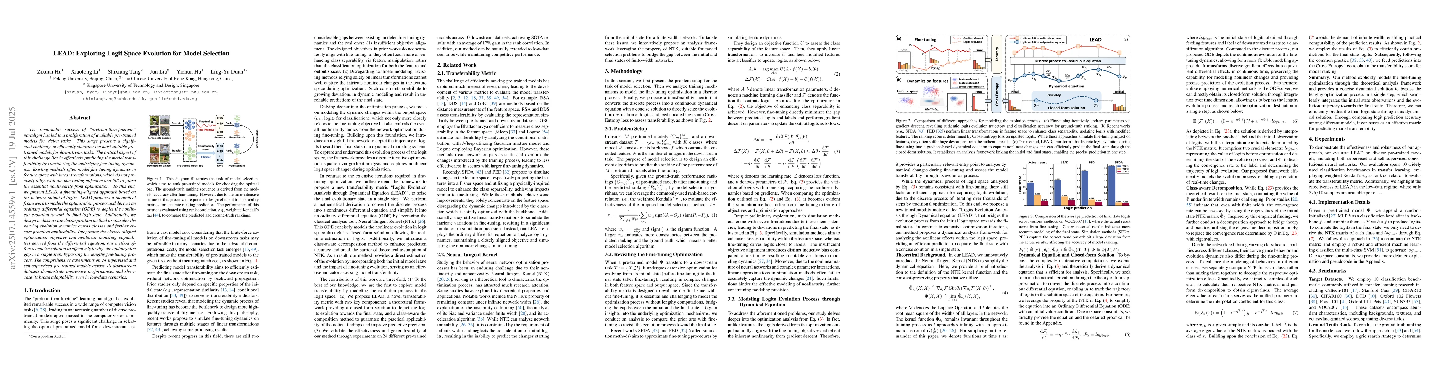 Thumbnail for LEAD: Exploring Logit Space Evolution for Model Selection