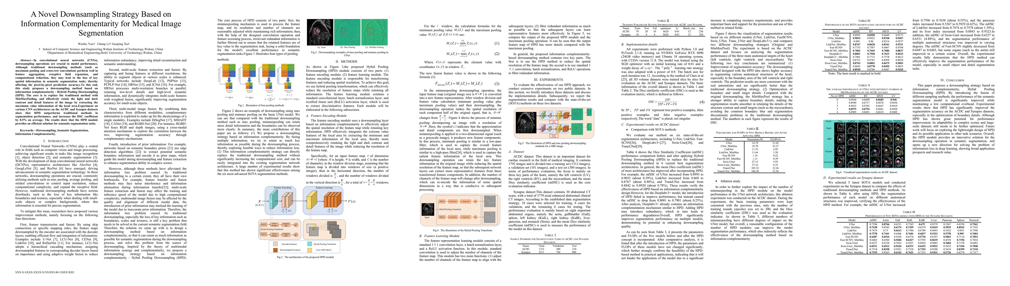 Thumbnail for A Novel Downsampling Strategy Based on Information Complementarity for
  Medical Image Segmentation