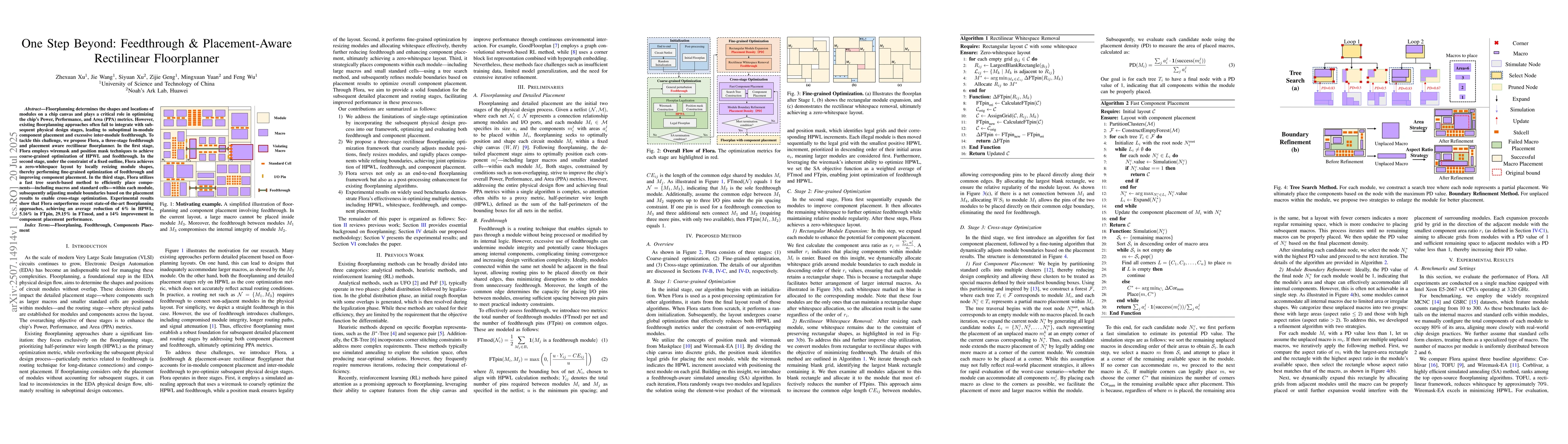 Thumbnail for One Step Beyond: Feedthrough & Placement-Aware Rectilinear Floorplanner