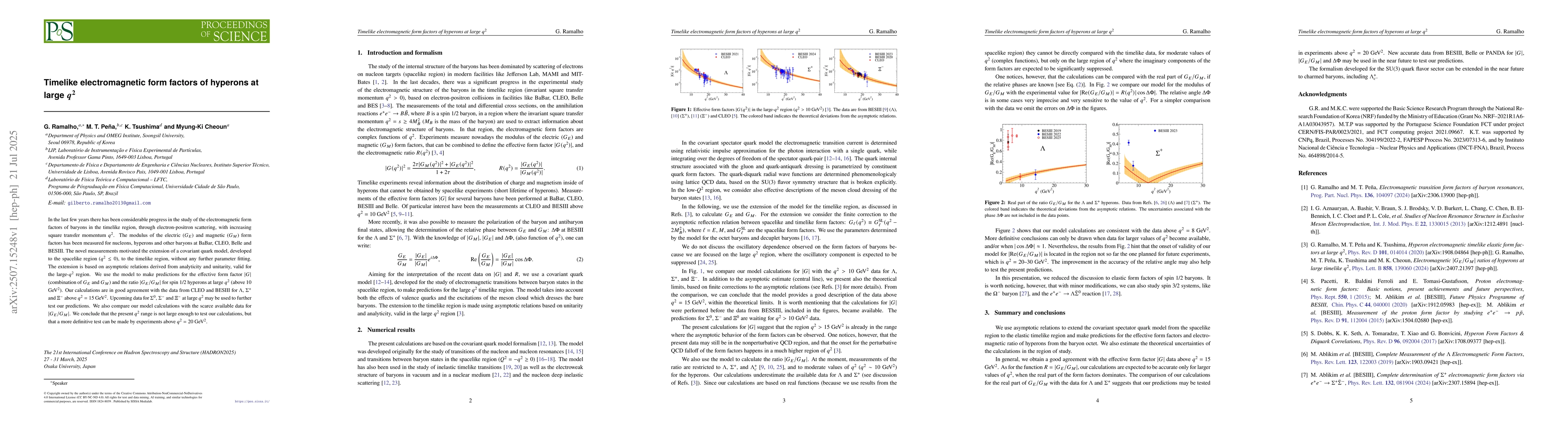 Thumbnail for Timelike electromagnetic form factors of hyperons at large $q^2$