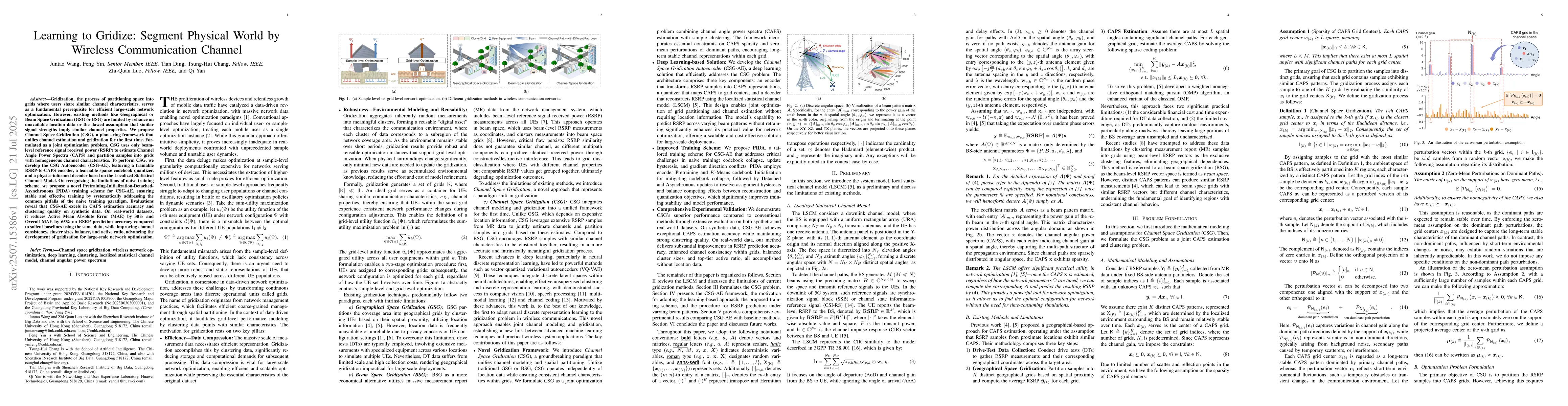 Thumbnail for Learning to Gridize: Segment Physical World by Wireless Communication
  Channel