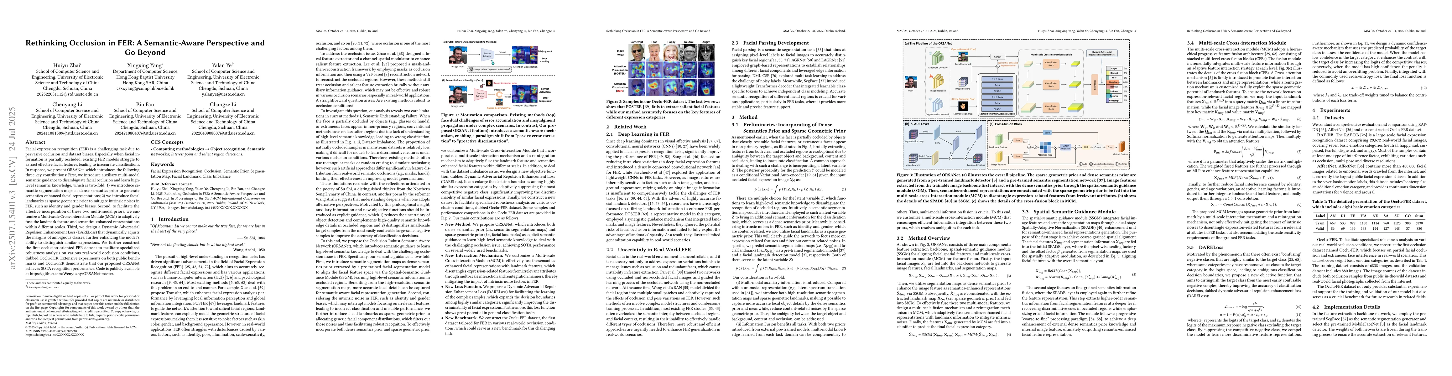 Thumbnail for Rethinking Occlusion in FER: A Semantic-Aware Perspective and Go Beyond