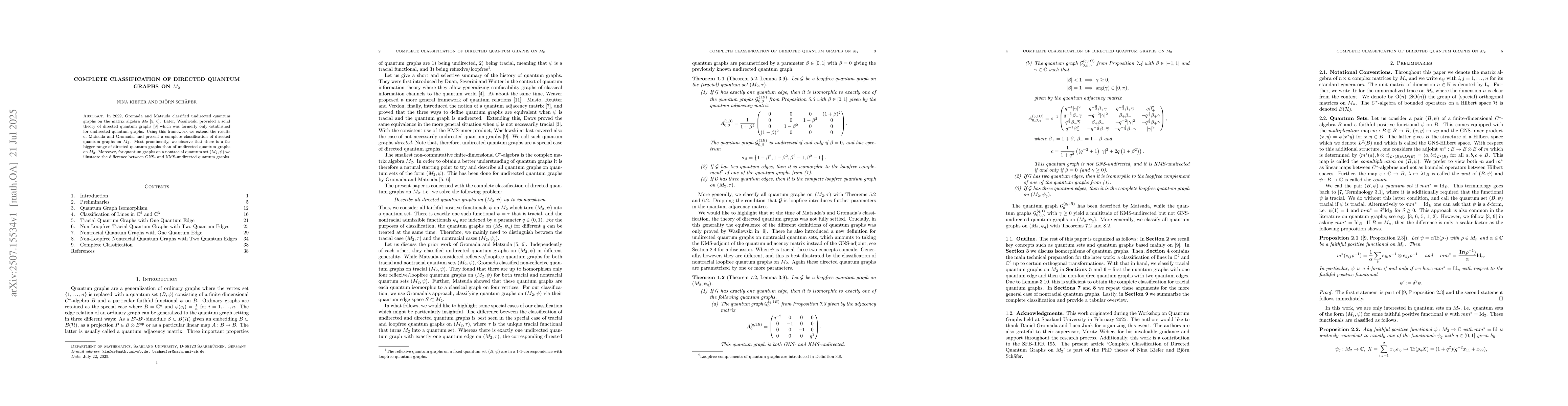 Thumbnail for Complete Classification of Directed Quantum Graphs on M2
