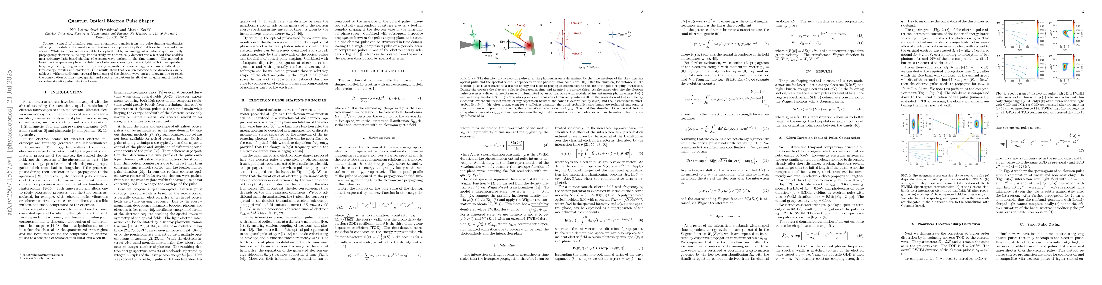 Thumbnail for Quantum Optical Electron Pulse Shaper