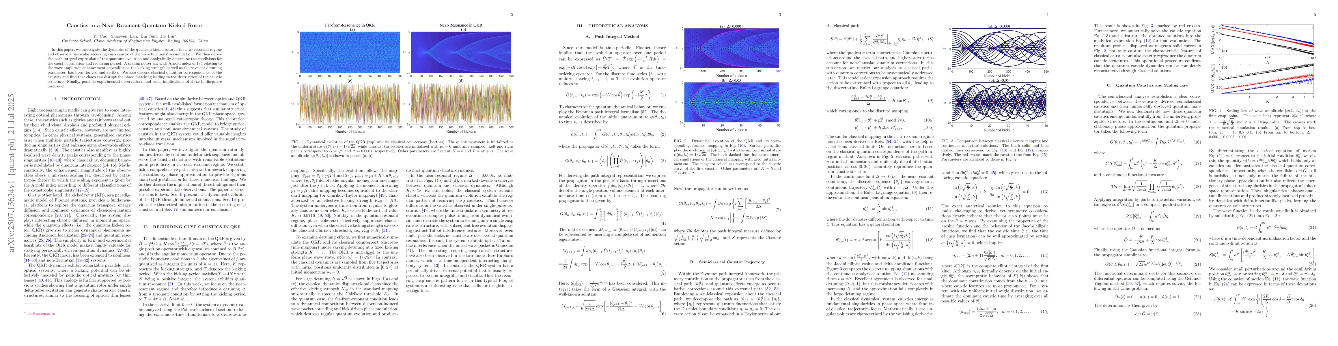Thumbnail for Caustics in a Near-Resonant Quantum Kicked Rotor