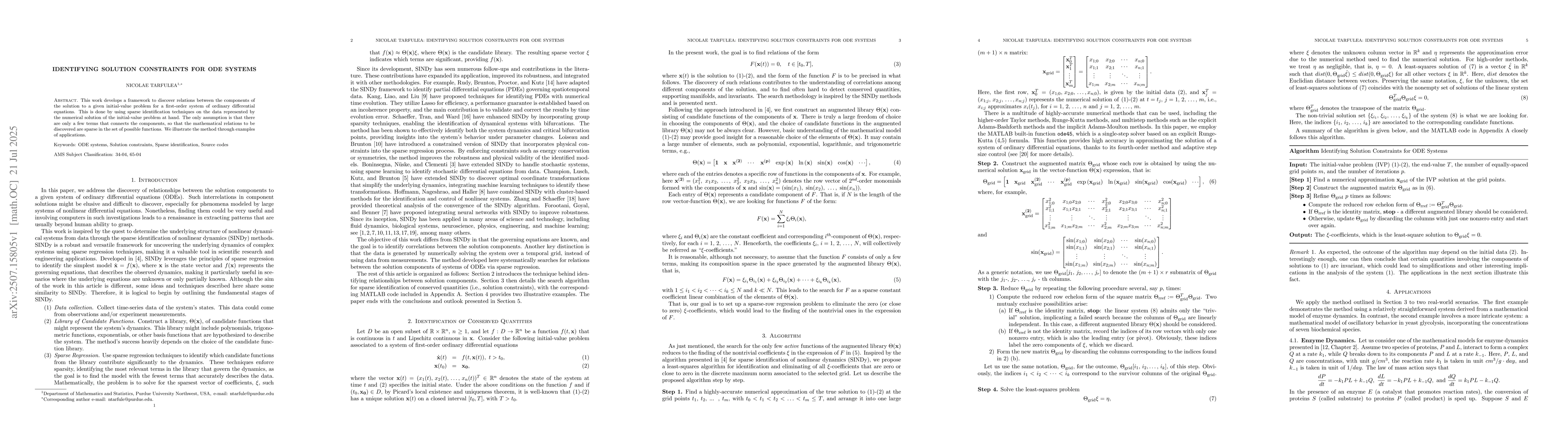 Thumbnail for Identifying Solution Constraints for ODE Systems