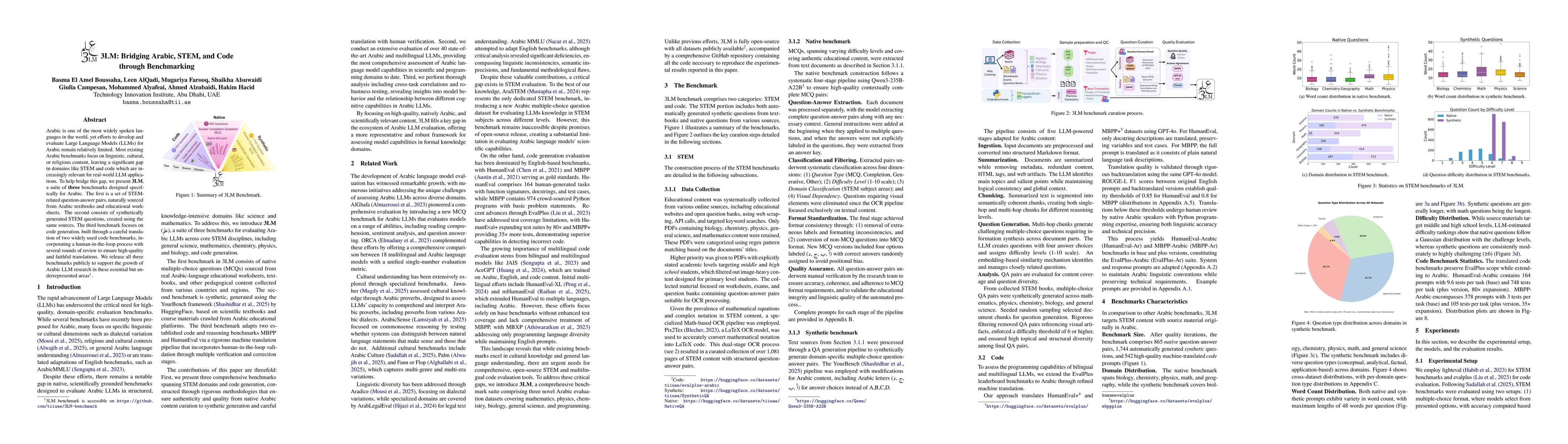 Thumbnail for 3LM: Bridging Arabic, STEM, and Code through Benchmarking